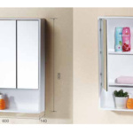 600mm Wall-Mounted Mirror Cabinet